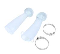 Beufee Cubiertas de Cuerno de Vaca, Cubiertas de Silicona para Cuerno de Cabra, Protector de Cuerno de Cabra, Protectores de Cuerno de Vaca con Esquinas Redondas, antilucha para Cuernos