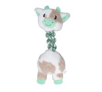 Beufee Juguetes chirriantes para Mascotas para Perros, Juguete para Masticar Mascotas, Juguete Resistente a Las mordeduras para Perros Grandes y medianos, Juguetes para Perros chirriantes (Cow)