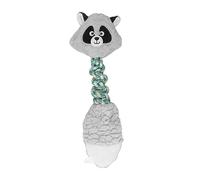 Beufee Juguetes chirriantes para Mascotas para Perros, Juguete para Masticar Mascotas, Juguete Resistente a Las mordeduras para Perros Grandes y medianos, Juguetes para Perros chirriantes (Raccoon)
