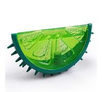 Beufee Juguetes de masticación de enfriamient Perros, Juguetes Cachorro Verano congelado Fruta limón piña diseño sandía (Juguetes de dentición de limón)