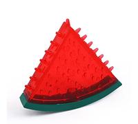Beufee Juguetes de masticación de enfriamient Perros, Juguetes Cachorro Verano congelado Fruta limón piña diseño sandía (Juguetes de molienda de Dientes de sandía)