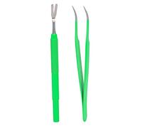 Beufee Kit de eliminación de garrapatas, Kit de Pinzas seguras para Eliminar garrapatas, Pinzas para pulgas para Mascotas, removedor de garrapatas de Acero Inoxidable, Clip para piojos