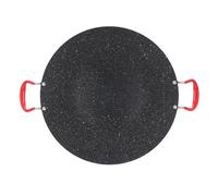 Beufee Korean Grill Pan, Round BBQ Griddle Cast Iron Griddles for Stove Top, Induction, Outdoor Camping (S)