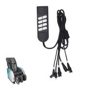 Beufee Lift Chair Remote Replacement, 8 Buttons 5 Pin 4 Motor Lift Chairs Power Recliner Hand Control Electric Recliner Hand Controller for Home