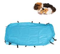 Beufee Liner de Jaula con coba, Ropa de Cama de la Jaula de la Jaula de Conejo con Fondo de Lona, hámster retirable, Jaula, Tapa Inferior (Azul)