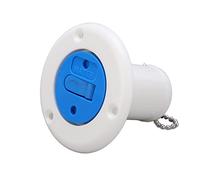 Beufee Llenador de Agua para Barcos, Entrada de escotilla de llenado de Agua de Cubierta de plástico Abs para Barco Marino, Yate, RV (ABS Blanca)