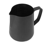 Beufee Milk Frothing Pitchers, Stainless Steel Steaming Pitchers Coffee Frother Cup with Scale for Cafe Kitchen (580ML)