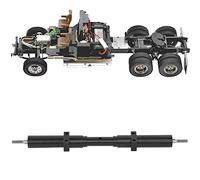 Beufee RC Wheel Axle, Rear Axle Axle Upgrade Accessory Fit for T a m i y a 1 10 RC Tractor Truck