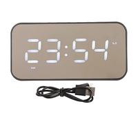 Beufee Reloj Despertador Digital con Altavoz Bluetooth, Reloj Despertador Radio Despertadores para Dormitorios Sonido Estéreo Cancelación De Ruido Pantalla De Temperatura Transmisión (Negro)