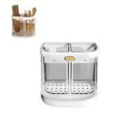 Beufee Soporte para utensilios, soporte para palillos, estante para secar utensilios, cuchara, palillos, tenedor, cesta para escurrir, organizador de almacenamiento de cubiertos