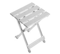 Beufee Taburete Plegable, Silla de Pesca de Acero Inoxidable contra el Deslizamiento para Pesca al Aire para Acampar Mesa y sillas de Campamento de montaña