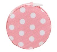 Beufee Tape Measure, Sewing Flexible Ruler Medical Body Measurement Sewing Tailor for Fitness Body (Rose background with white spots)