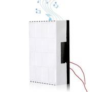 Beufee Timbre De Timbre con Cable, Timbre Mecánico con Cable, Timbre De Puerta con Cable Duro con Puerta Delantera Ding Dong Y Tono Trasero para El Hogar(220V)