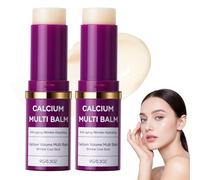 Beugo Calcio Multi Balm Stick, Colágeno Hidratante Stick, hidratante y reafirmante, 2 * 9g Barra Hidratante de Colágeno con Colágeno para los ojos, la cara, el cuello para todos los tipos de piel