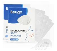 Beugo Parches Granos, Parche antiespinillas invisible, Parches Hidrocoloides Anti-Imperfecciones, Impermeable, con Ácido Salicílico, Niacinamida, Para Piel con Tendencia Acneica, 36 Unidades