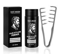 Beugo Polvo de Peinado para Hombres 20g, Polvos Texturizante Volumen Powderful, Acabado Natural y Mate, Polvos Capilares y Peine Texturizador Gris, Cera en Polvo para el Pelo Aporta Volumen y Cuerpo