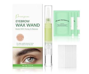 Beugo Precision Wax Pen, Pen DepilacióN Facial De PrecisióN Kit, Brow Wax Kit, Cera facial, Incluye 6g de Cera, 10 tiras de algodón + 4 toallitas de cera, EliminacióN De Cejas Y Bigote