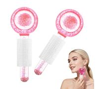 Beugo Rodillo Facial Ice Globes, 2 Un Masajeadores Faciales Para Piel Fría, rodillo facial para tonificar la piel, globos faciales de hielo para rostro Para Educe Hinchazón, Rutina Aprieta Piel, Rosa