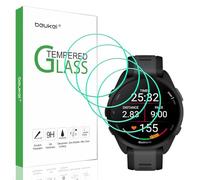 beukei Protector de pantalla de vidrio templado diseñado para Garmin Forerunner 165 Music y Forerunner 165, sensible al tacto, dureza 9H