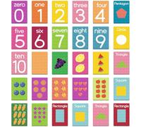 BEUNITONE 27 piezas de tablero de fieltro de números y formas, kit de aprendizaje de matemáticas de fieltro difuso para primeros años, kit de juego de conteo para preescolar, jardín de infantes y