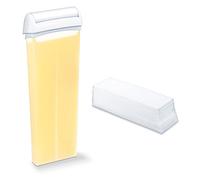 Beurer 577.01 - Cartuchos y banda para HL-40, dos cartuchos de cera para tibia, incluye 50 bandas desechables, cera de abejas para la depilación con cera caliente, color blanco