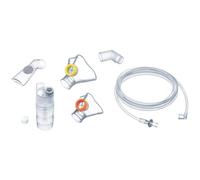 Beurer 601.19 - Pack de Accesorios para Inhalador IH-26 Kids/IH-26, Nebulizador, Tubo Boca, Mascarilla Silicona Bebe, Mascarilla Silicona Niño, Tubo Flexible, 10 Filtros