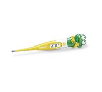 Beurer 950.05 - Termómetro corporal digital, con figura de rana, medición ultrarrápida, sensor flexible, pantalla LCD extra grande, sin mercurio ni vidrio, color amarillo, 45 grams, 1 unidad