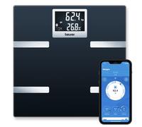 Beurer BF 700 Báscula diagnóstica, medición de grasa corporal, agua corporal, porcentaje muscular y masa ósea, necesidad calórica AMR/BMR, IMC, con conexión a app