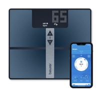 Beurer BF 980 Báscula de Diagnóstico con WiFi y Bluetooth, Batería Recargable Integrada, Negro