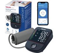 Beurer BM 48 Tensiómetro de brazo, operación sencilla con un solo botón, medición suave y rápida, detección de arritmias, 22-42 cm, con aplicación, transferencia de datos a Apple Health y más