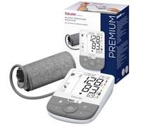 Beurer BM 53 Tensiómetro de brazo, fabricado en Europa, clínicamente validado, detección de AFib, indicador de riesgo, brazo 22-42 cm, transferencia de datos a Apple Health