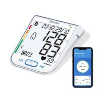 Beurer BM 77 Tensiómetro de brazo, con indicador de reposo patentado, conexión a app con protección de datos certificada, también apto para embarazadas