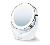 Beurer bs 49 espejo maquillaje con luz led brillante (12 leds), espejo
