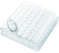 Beurer TS 19 Colchoneta térmica, Calientacamas con 3 niveles de temperature para una cama cálida y acogedora, lavable a máquina, parte superior e inferior de vellón, 130 x 75 cm