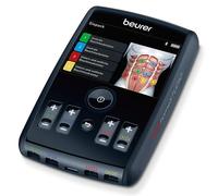 Beurer EM95 Electroestimulador Digital Cuerpo con Bluetooth, EMS, app Homestudio, 4 Canales, Cargador USB, Color Negro