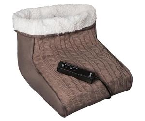 Beurer FWM 45 Calientapiés eléctrico con función de masaje, calor y relajación para pies estresados; con suave forro de peluche