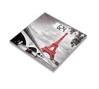 Beurer GS203 Paris - Báscula de baño de vidrio, ultra plana, foto París, 756.31