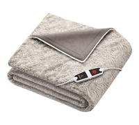 Beurer Manta térmica nórdica HD 150 XXL con apagado automático, 200 x 150 cm, 6 ajustes de temperatura, lavable a máquina, cómoda funda peluda