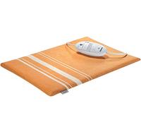 Beurer HK35 Almohadilla eléctrica térmica con funda, calentamiento ultrarápido, función apagado automático 90 minutos, PVC, funda lavable, 3 potencias, display iluminado, 40 x 30 cm, Naranja