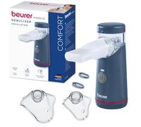 Beurer IH 49 Nebulizador Portátil,Batería Recargable, Inhalador Silencioso para Niños Y Adultos, Tecnología De Membrana Oscilante, Para Resfriados, Asma Y Otras Enfermedades De Las Vías Respiratorias