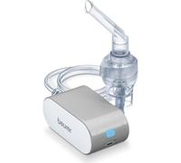 Beurer IH 58 Inhalador con tecnología de aire comprimido, silencioso, pequeño y ligero, para el tratamiento de las vías respiratorias mediante la nebulización de medicamentos líquidos