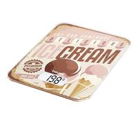 Beurer KS19 - Balanza de cocina, 5 kg/1 gr, botón táctil, diseño helado