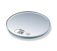 Beurer KS28 - Balanza de cocina, 5kg/1gr, pantallatactil, color plateado