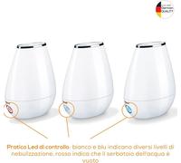 Beurer LB 37 Humidificador Ultra Silencioso, 20 W, 240 V, Blanco