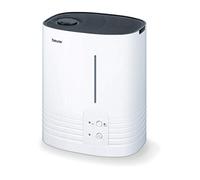 Beurer LB55 Humidificador con Tecnología de Vaporización de Agua Caliente, Espacios Hasta 50 m², Máxima Nebulización 400Ml/H, 365 W, Depósito 6 Litros, Blanco
