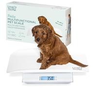 Beurer Love Your Pet Báscula Polly para mascotas y personas, báscula para mascotas con plato de pesaje extraíble, báscula para cachorros a partir de 100 g, con función Hold, 180 kg