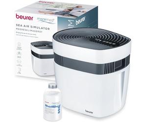 Beurer MareMed MK 500 Aparato de clima marino, humidificación y purificación del aire para un clima marino idéntico al de la naturaleza, mineralización con sal marina, filtra las bacterias y los virus