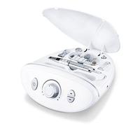 Beurer MP-100 (570.68) Set de Manicura y Pedicura Profesional con 10 Adaptadores de Zafiro y 30 de Papel de Lija
