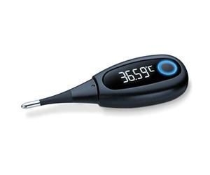 Beurer OT-30 Termómetro Basal Digital Mujer para El Control de Ovulación con Bluetooth, App Ovy, Color Negro