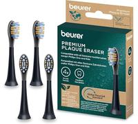 Beurer SC Plaque Eraser cabezales de cepillo para cepillo de dientes eléctrico, 4 recambios compatibles con SC 30, 50 y Philips Sonicare cepillos sónicos, cerdas con vibración optimizada, dureza media